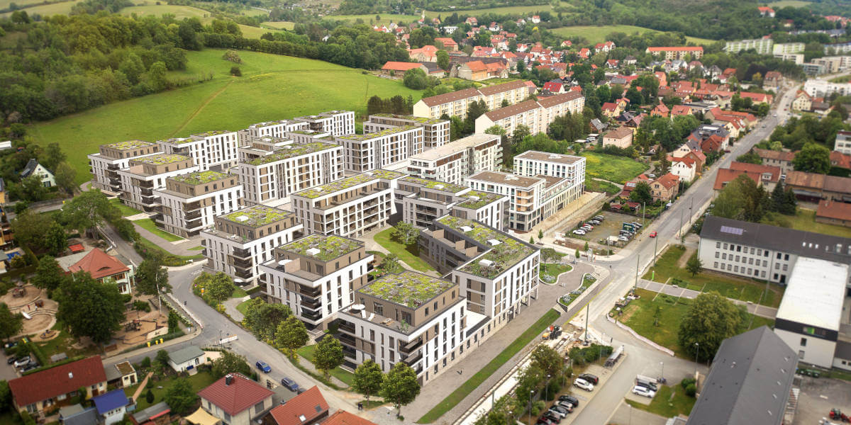 Wohnen am Mönchsberg QUARTERBACK in Jena