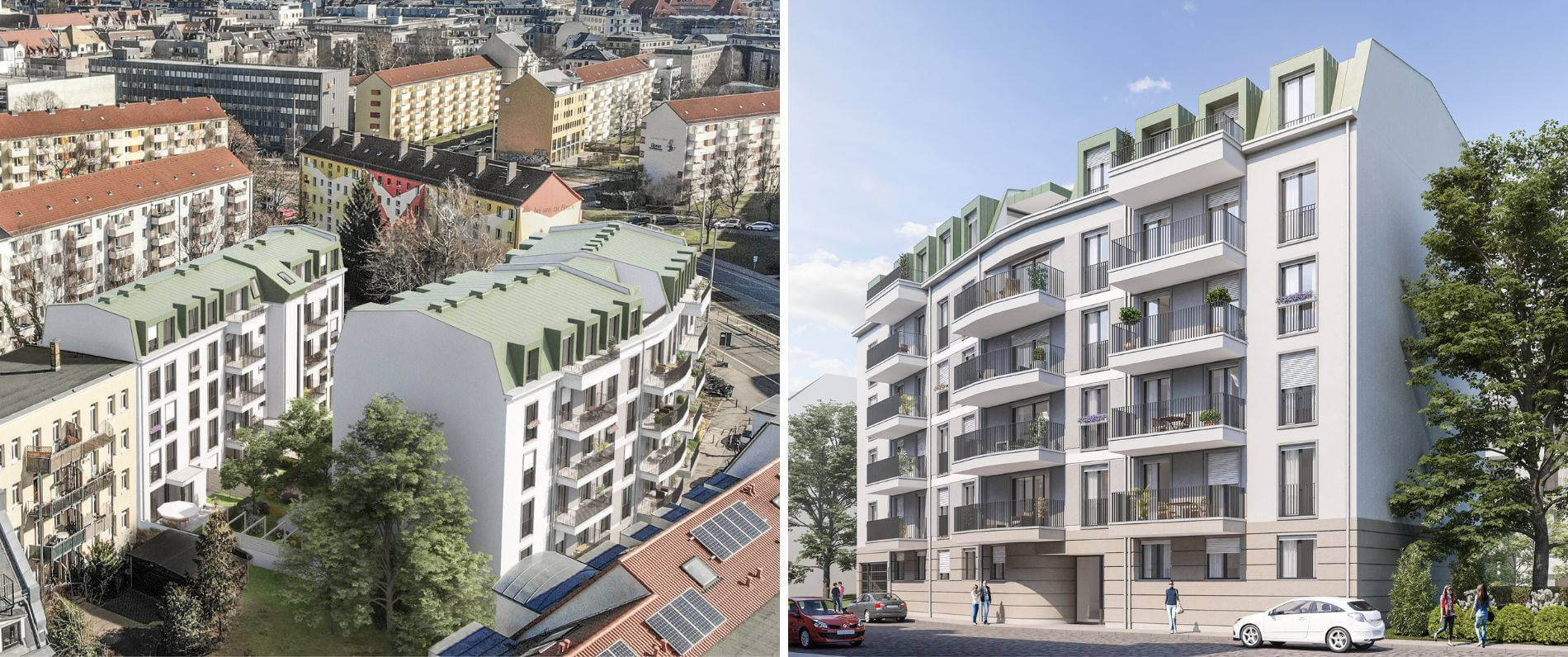 Wohnkomplex Westside Living in Leipzig