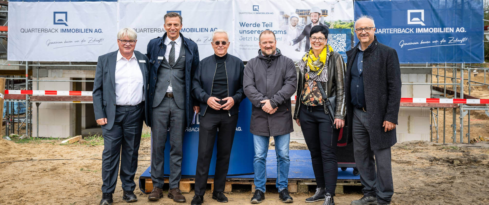QUARTERBACK Immobilien AG feiert Richtfest für "An der Havelaue" in Birkenwerder